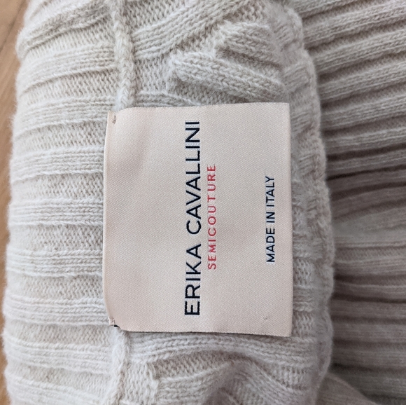 Erika Cavallini beige turtleneck sweater - Picture 3 of 8